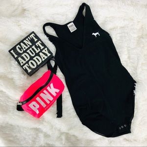 Pink tank top body suit size xSmall